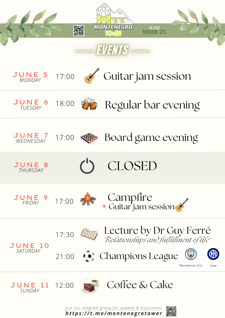 events week23